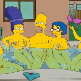 The simpsons family orgy