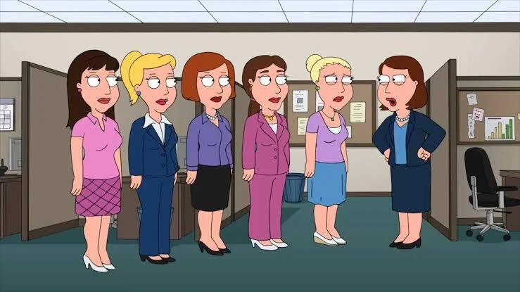 Family Guy with sluts