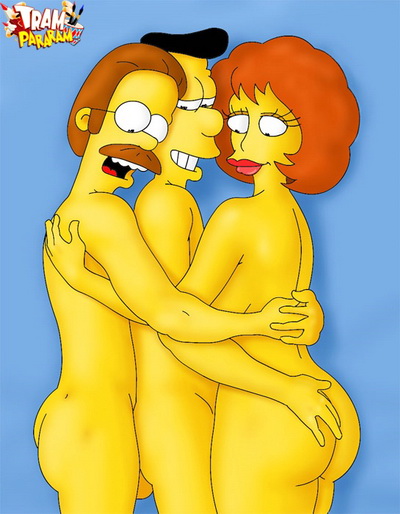 The Simpsons in sex orgy!